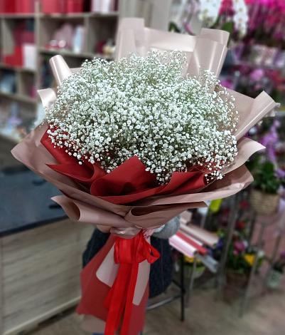 Букет цветов из: Гипсофила в Касли