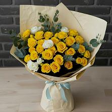 Букет цветов из:  Розы в Касли