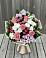 Букет цветов из: Альстромерии, Гвоздики, Розы и Хризантемы в Касли