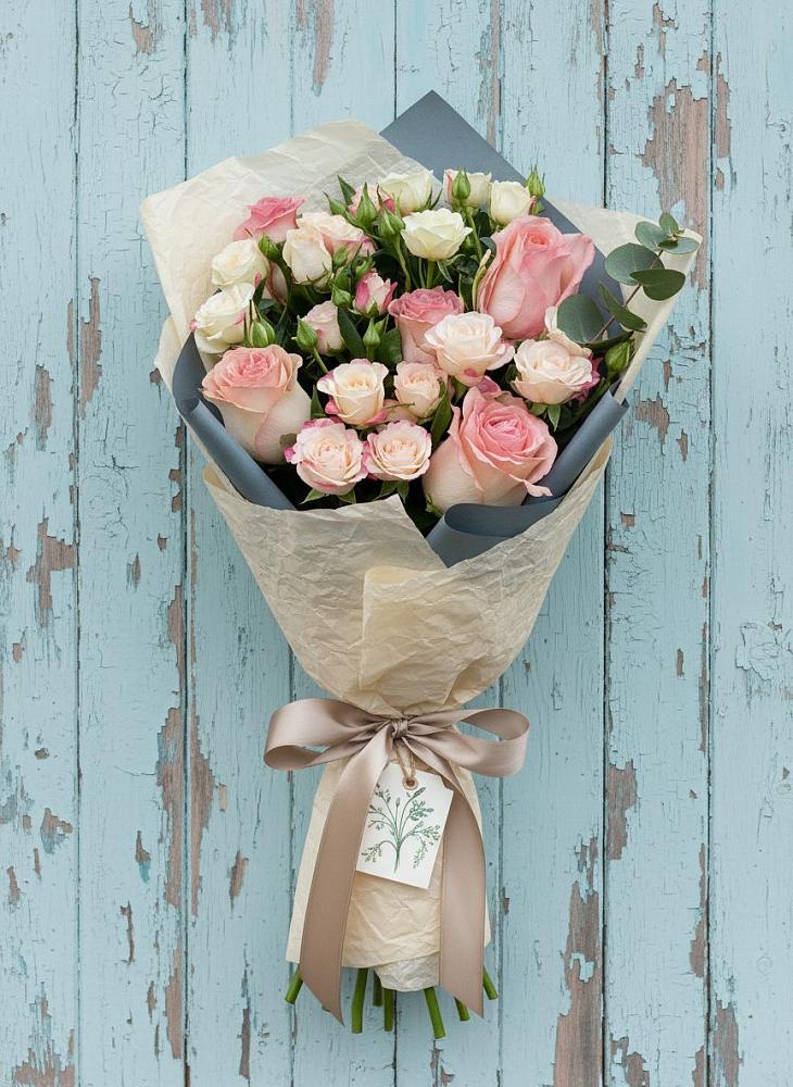 Букет цветов из: Розы в Касли