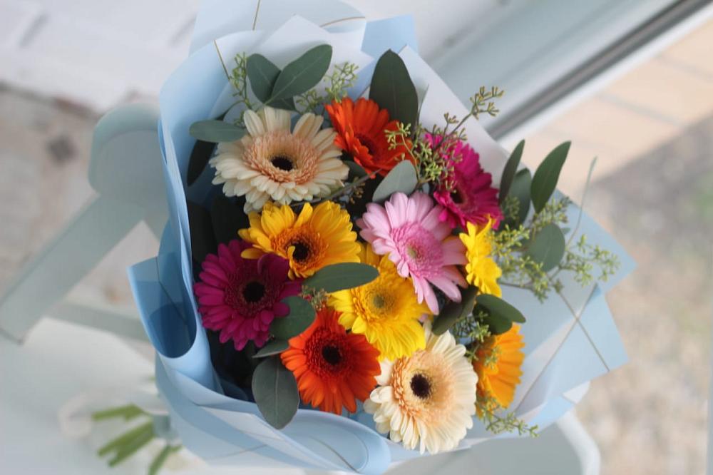 Букет цветов из: Герберы в Касли