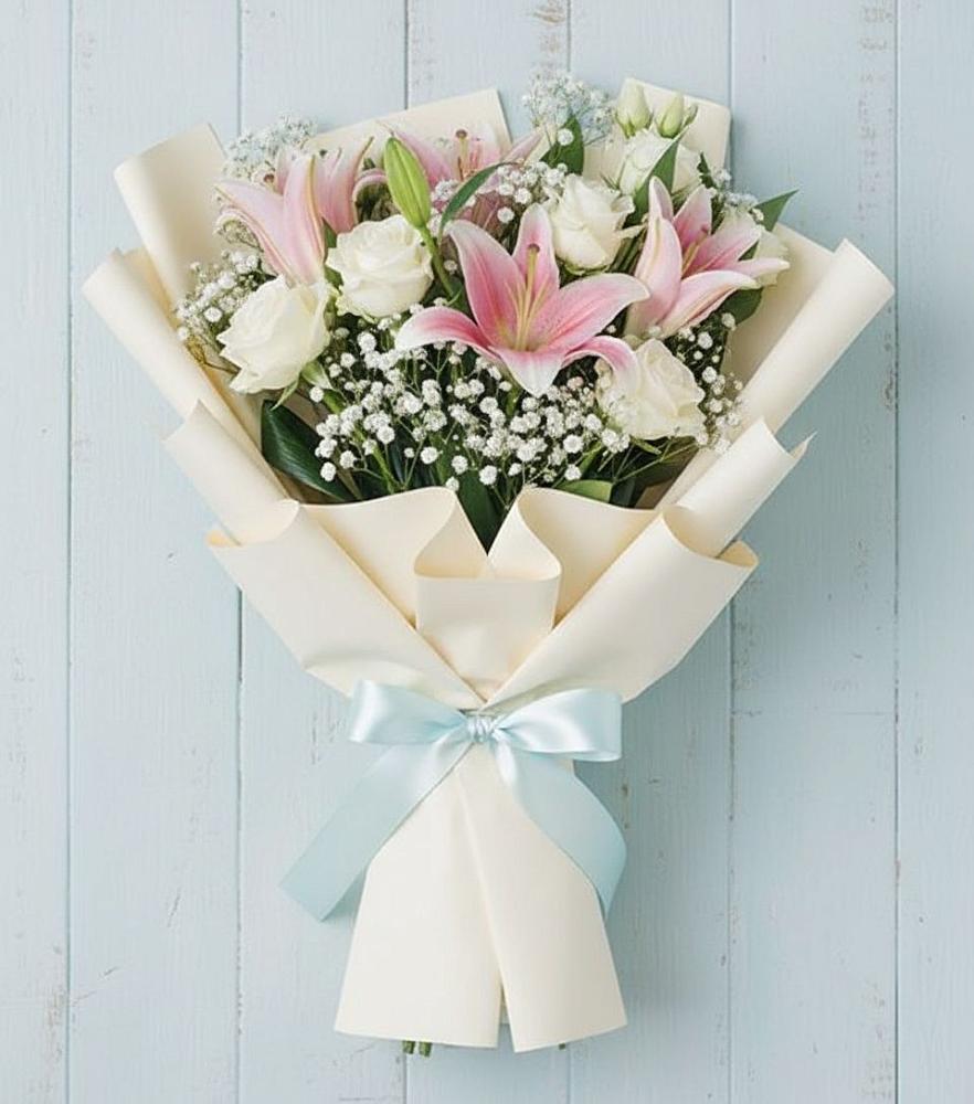 Букет цветов из: Лилии в Касли