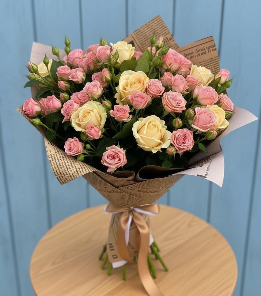 Букет цветов из: Розы в Касли