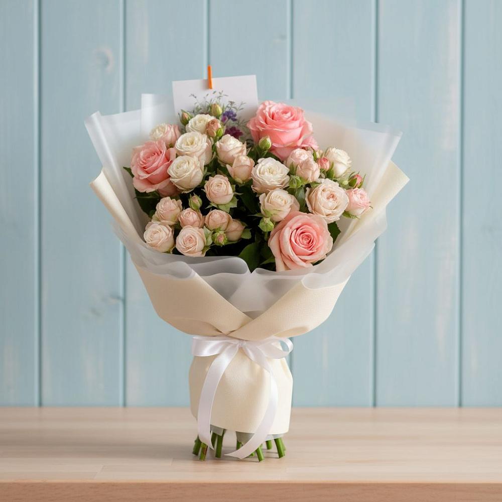 Букет цветов из: Розы в Касли