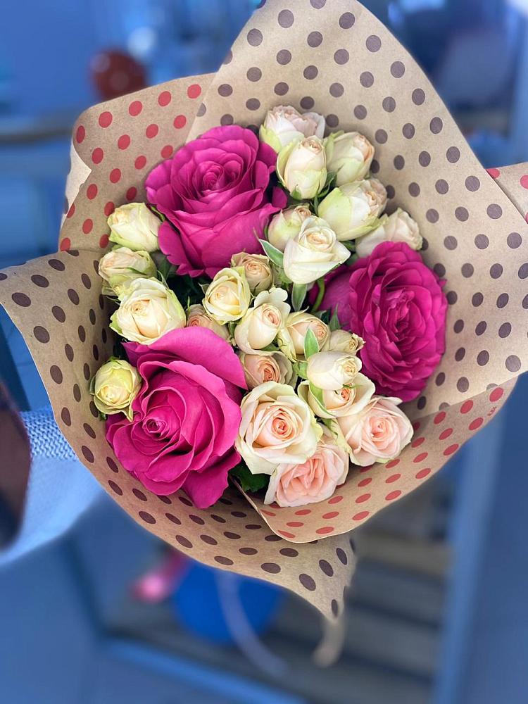 Букет цветов из: Розы в Касли