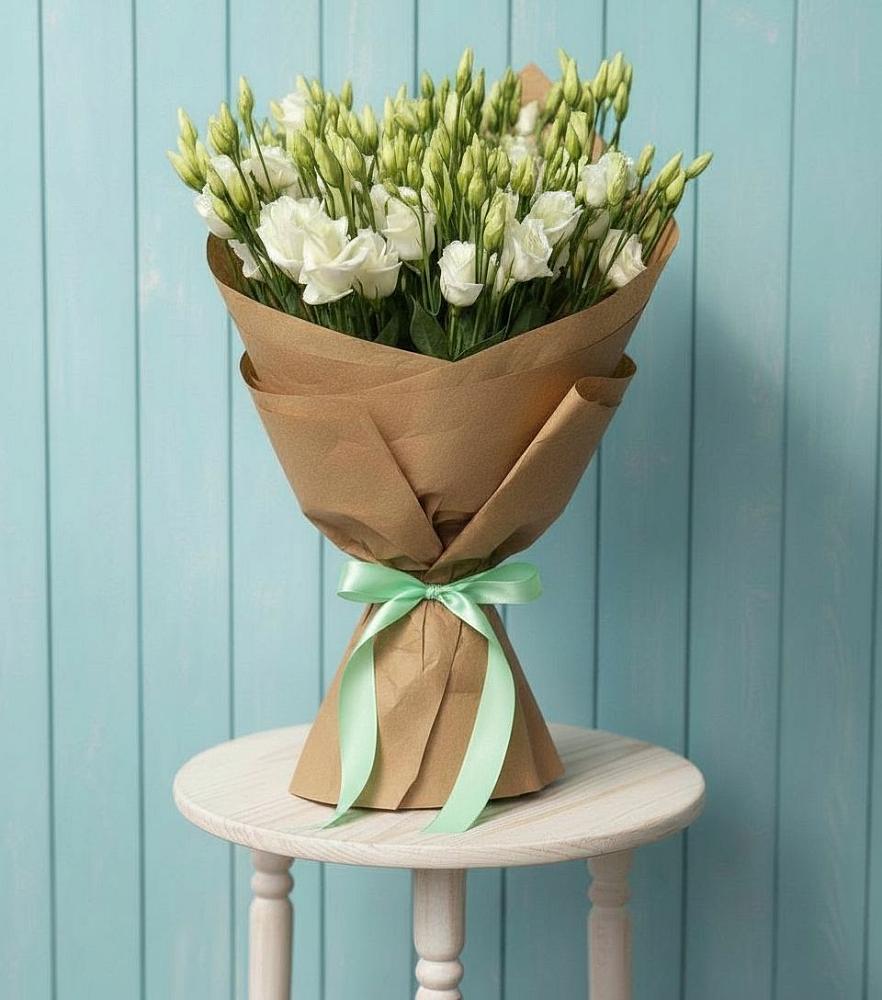 Букет цветов из: Лизиантусы в Касли