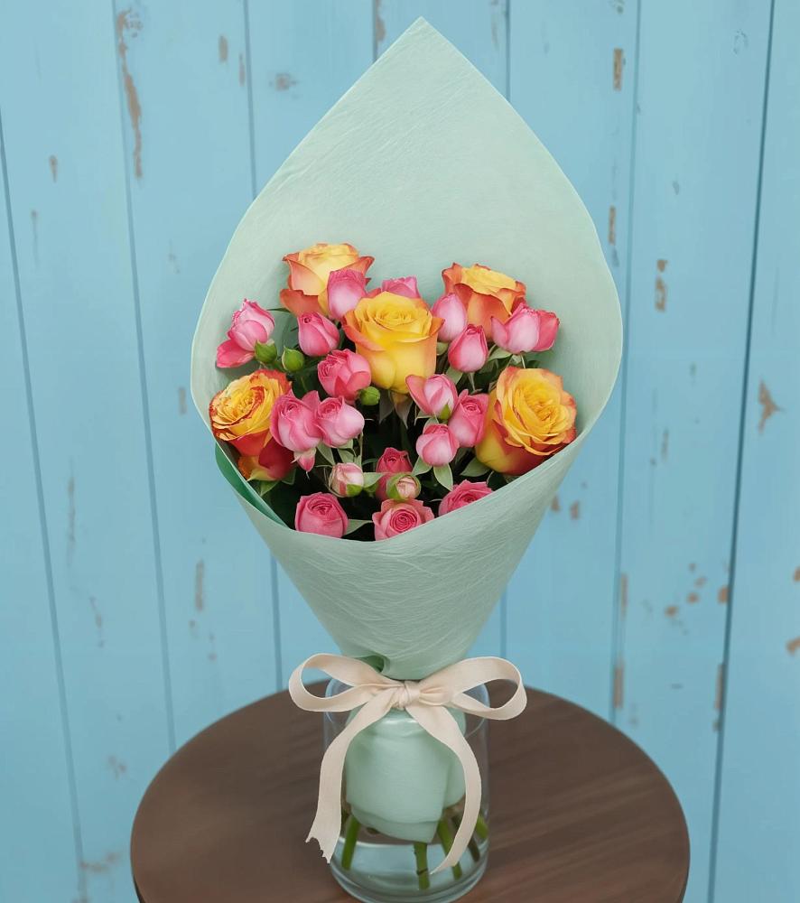 Букет цветов из: Розы в Касли