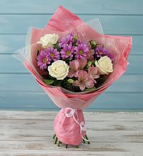 Букет цветов из:  Герберы в Касли