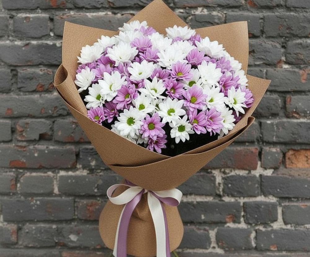 Букет цветов из: Хризантемы в Касли