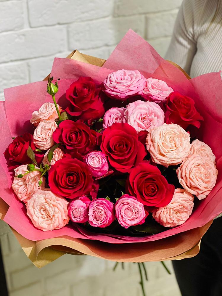 Букет цветов из: Розы в Касли