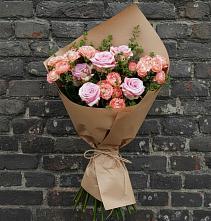 Букет цветов из:  Розы в Касли