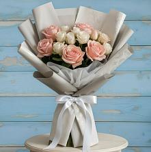 Букет цветов из:  Розы в Касли