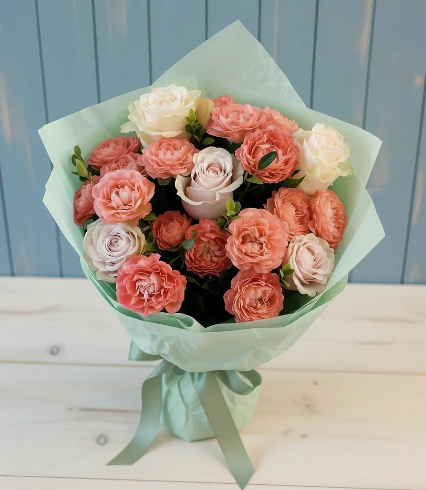 Букет цветов из: Розы в Касли