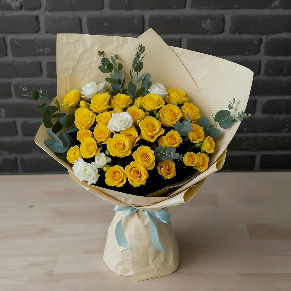 Букет цветов из: Розы в Касли