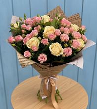 Букет цветов из:  Розы в Касли