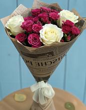 Букет цветов из:  Розы в Касли