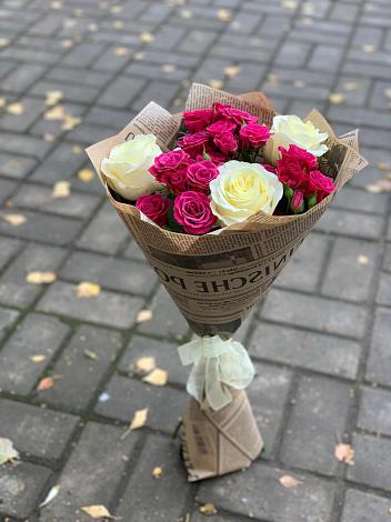 Букет цветов из: Розы в Касли