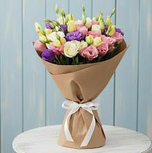 Букет цветов из:  Лизиантусы в Касли