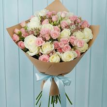 Букет цветов из:  Розы в Касли